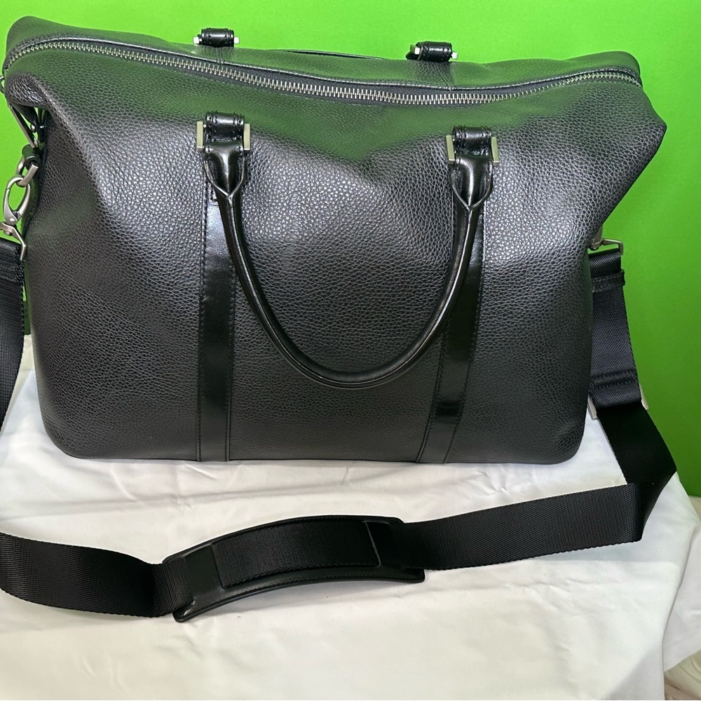 NWT Brahmin Duxbury Duffel Black Avalon - Picture 4 of 12
